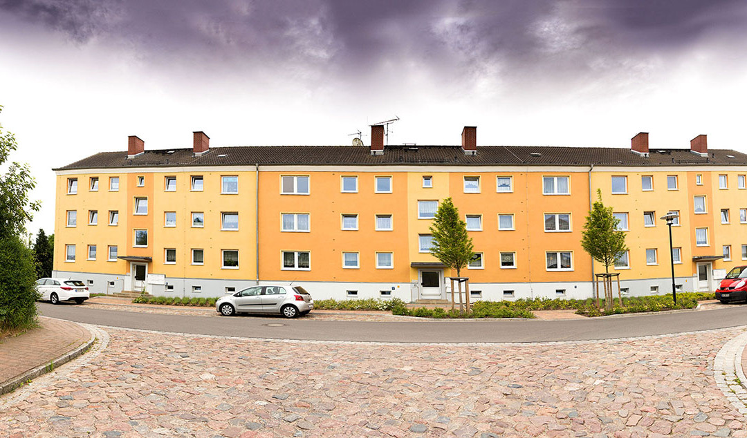 Fassadensanierung mit WDVS in Jarmen, Fabrikstraße