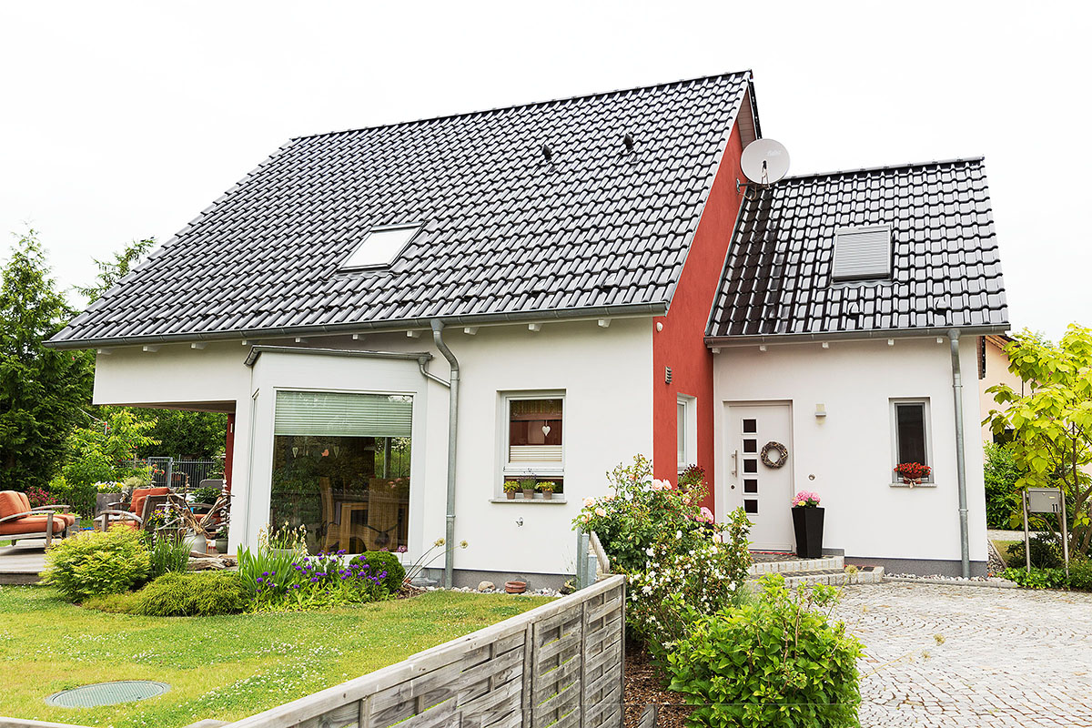 Neubau EFH als Architektenhaus in HGW, Stadtrandsiedlung